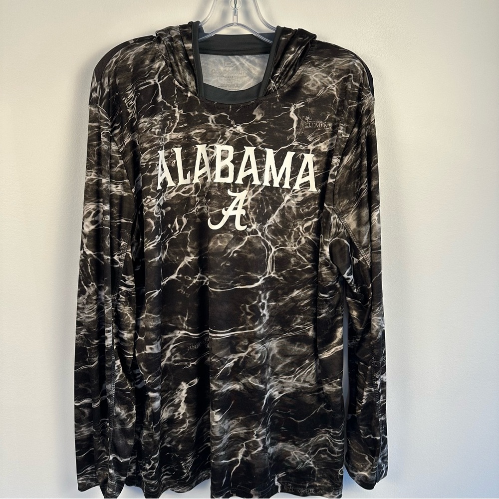 Colosseum Alabama Mossy Oaks Elements Agua Men’s XL Hoodie Performance Pullover